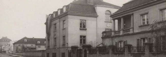 Dom Welecki przy ul. Chocimskiej 4 na przedwojennej fotografii
